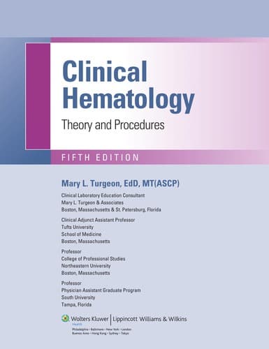 Portada de Clinical hematology