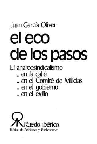 Portada de El eco de los pasos