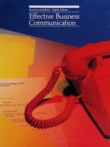 Portada de Effective business communication