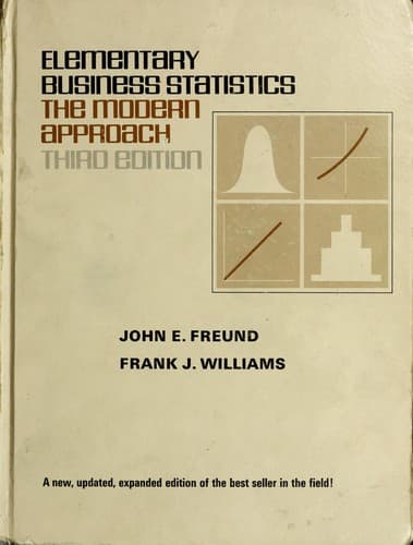 Portada de Elementary business statistics