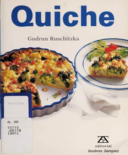 Portada de Quiche (Colección Buen Provecho)