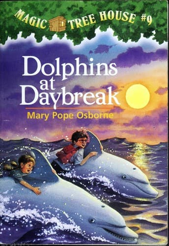 Portada de Dolphins at Daybreak Magic Tree House #9