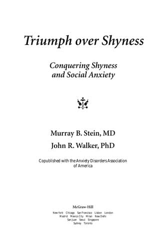 Portada de Triumph Over Shyness