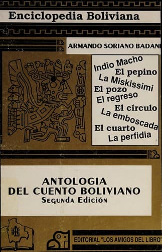 Portada de Antología del cuento boliviano