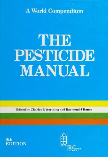 Portada de The Pesticide manual