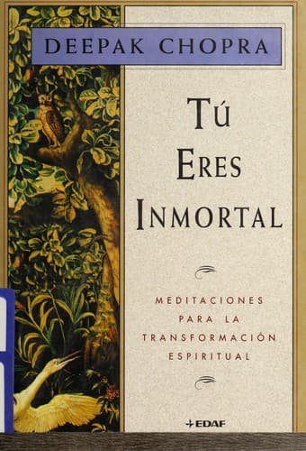 Portada de Tú eres inmortal