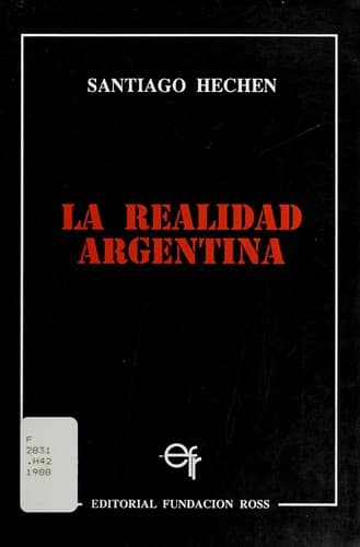 Portada de La realidad Argentina