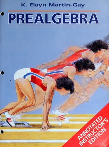Portada de Prealgebra