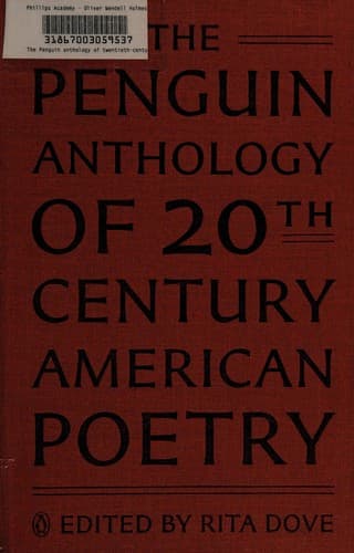 Portada de The Penguin anthology of twentieth-century American poetry