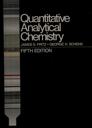 Portada de Quantitative analytical chemistry