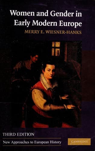 Portada de Women and gender in early modern Europe
