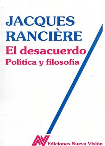 Portada de El Desacuerdo