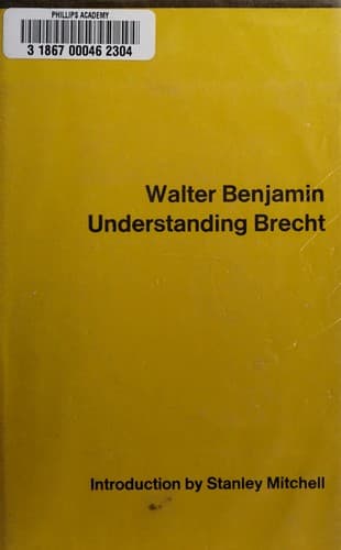 Portada de Understanding Brecht
