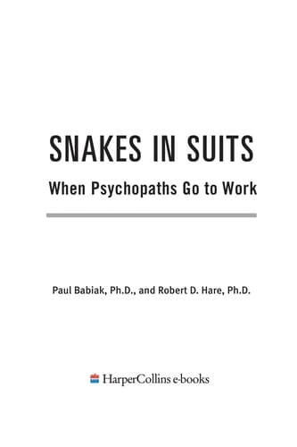 Portada de Snakes in Suits