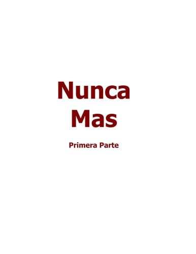 Portada de Nunca ma s