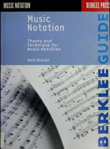Portada de Music notation