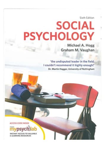 Portada de Social psychology