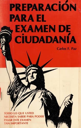 Portada de Preparación para el examen de ciudadanía