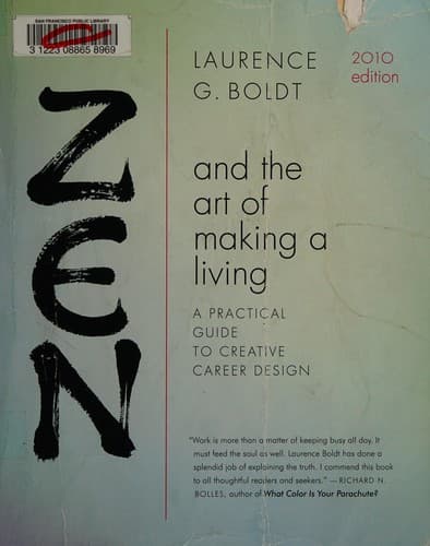 Portada de Zen and the art of making a living