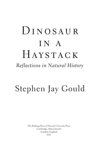 Portada de Dinosaur in a haystack