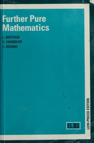 Portada de Further Pure Mathematics