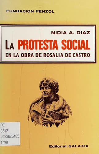 Portada de La protesta social en la obra de Rosalía de Castro