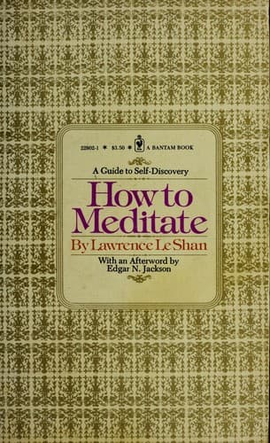 Portada de How to Meditate