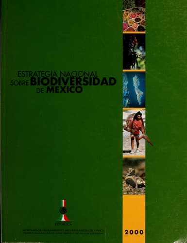 Portada de Estrategia nacional sobre biodiversidad de México