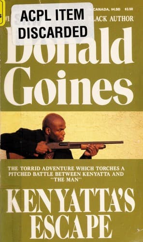 Portada de Kenyatta's Escape