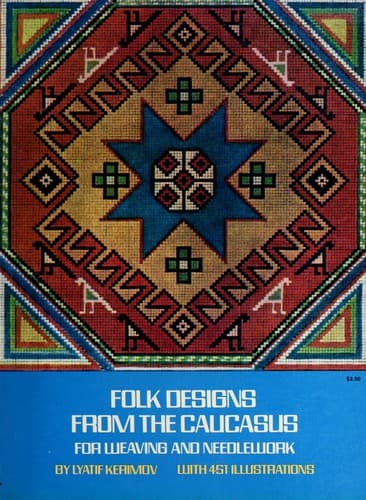 Portada de Folk designs from the Caucasus for weaving and needlework