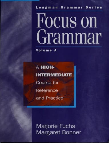 Portada de Focus on grammar.