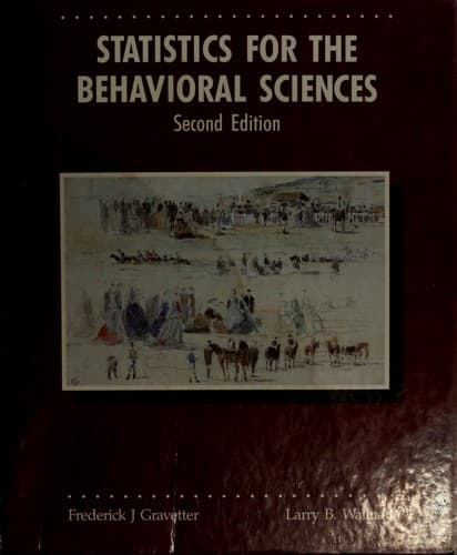 Portada de Statistics for the behavioral sciences