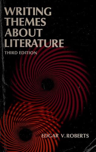 Portada de Writing themes about literature