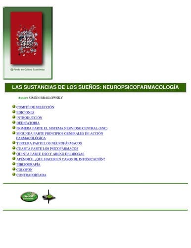 Portada de Las sustancias de los suen os