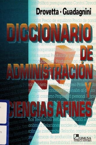 Portada de Diccionario de Administracion y Ciencias Afines