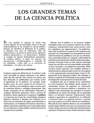Portada de La Ciencia Politica