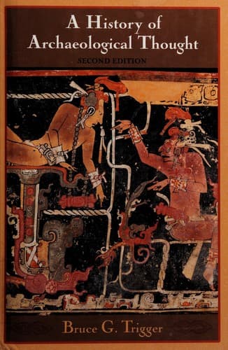 Portada de A history of archaeological thought