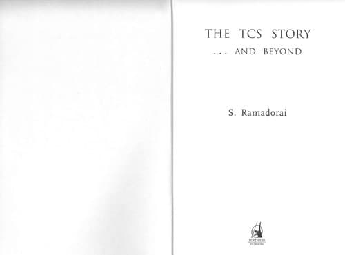 Portada de The TCS story -and beyond