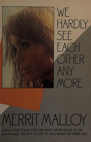 Portada de We hardly see each other any more