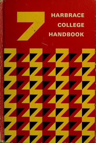Portada de Harbrace college handbook