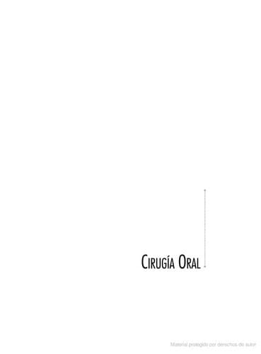 Portada de Cirugi a oral