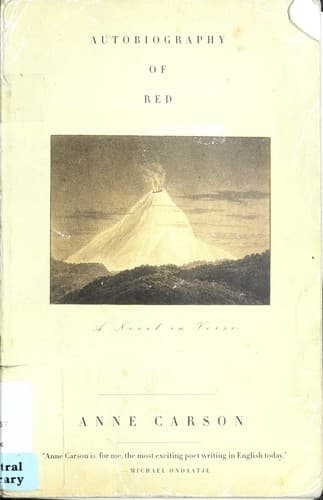 Portada de Autobiography of red