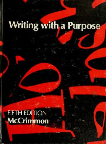 Portada de Writing with a purpose