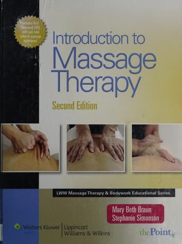 Portada de Introduction to massage therapy