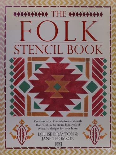 Portada de The Folk stencil book