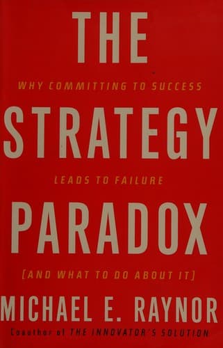 Portada de The strategy paradox