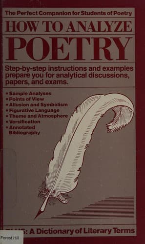 Portada de How to Analyze Poetry (Messner Certified Editions)