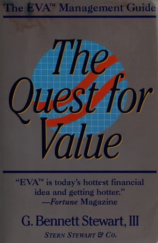 Portada de The quest for value