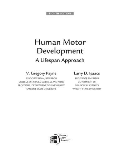 Portada de Human motor development