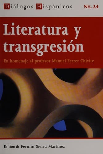 Portada de Literatura y transgresiń